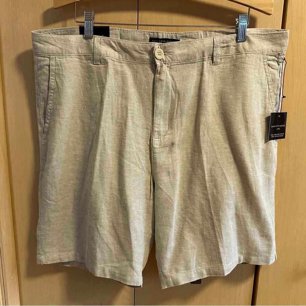 Saks Fifth Avenue Linen blend Shorts - NWT